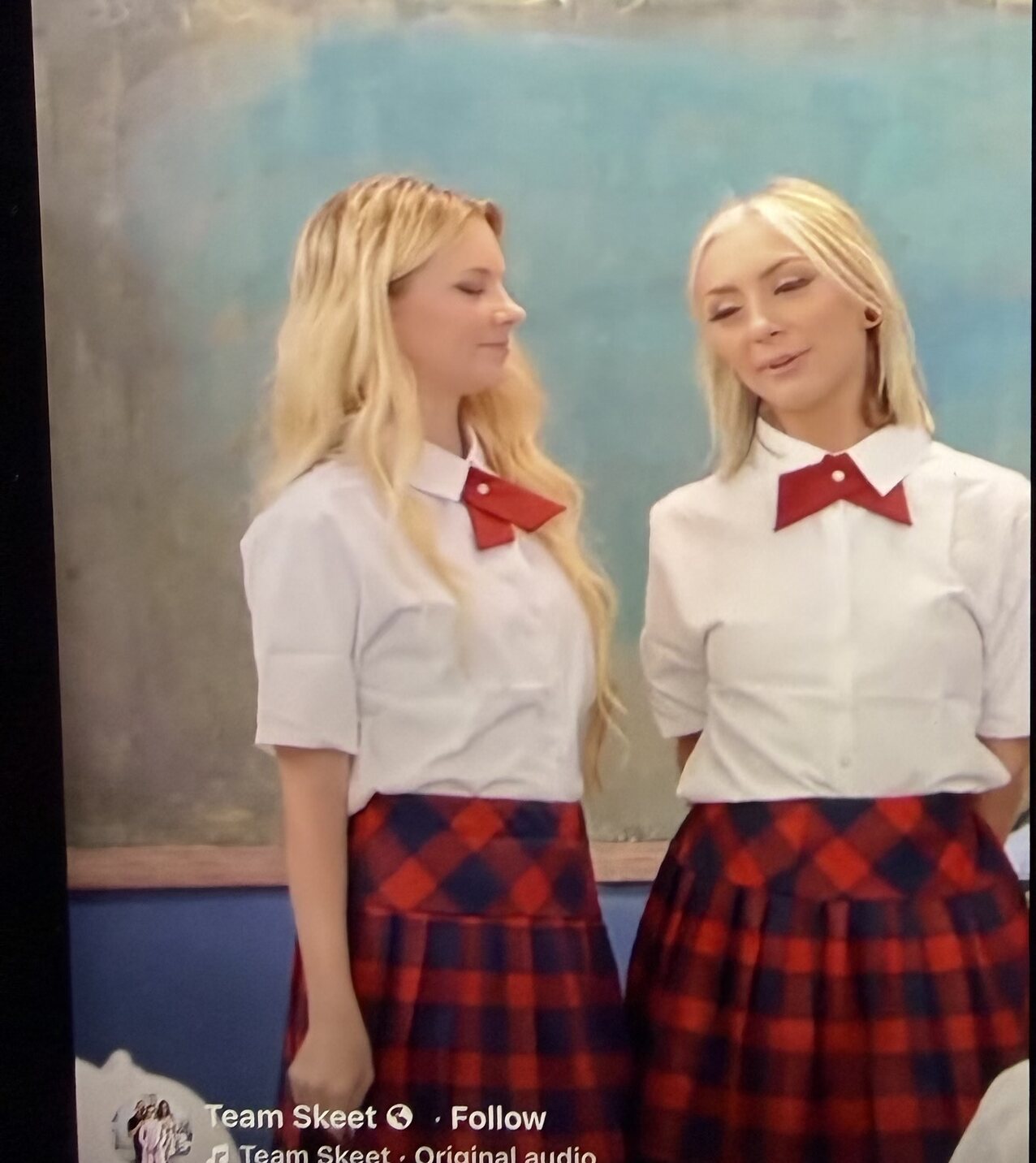 blond school hot