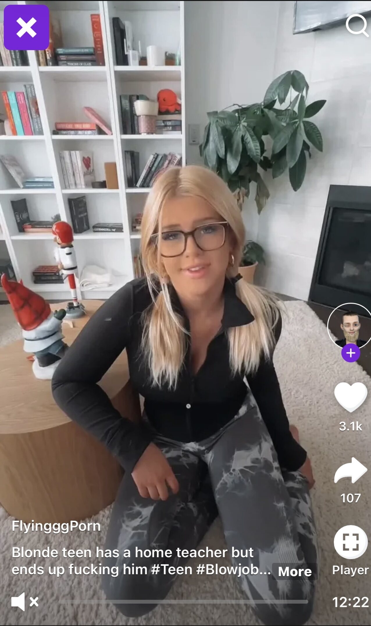camgirl pov blonde