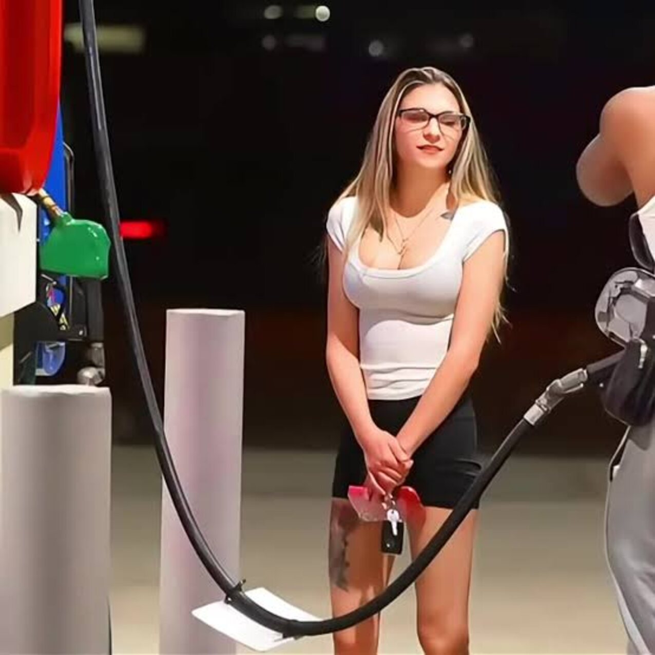 blonde glasses bigtits