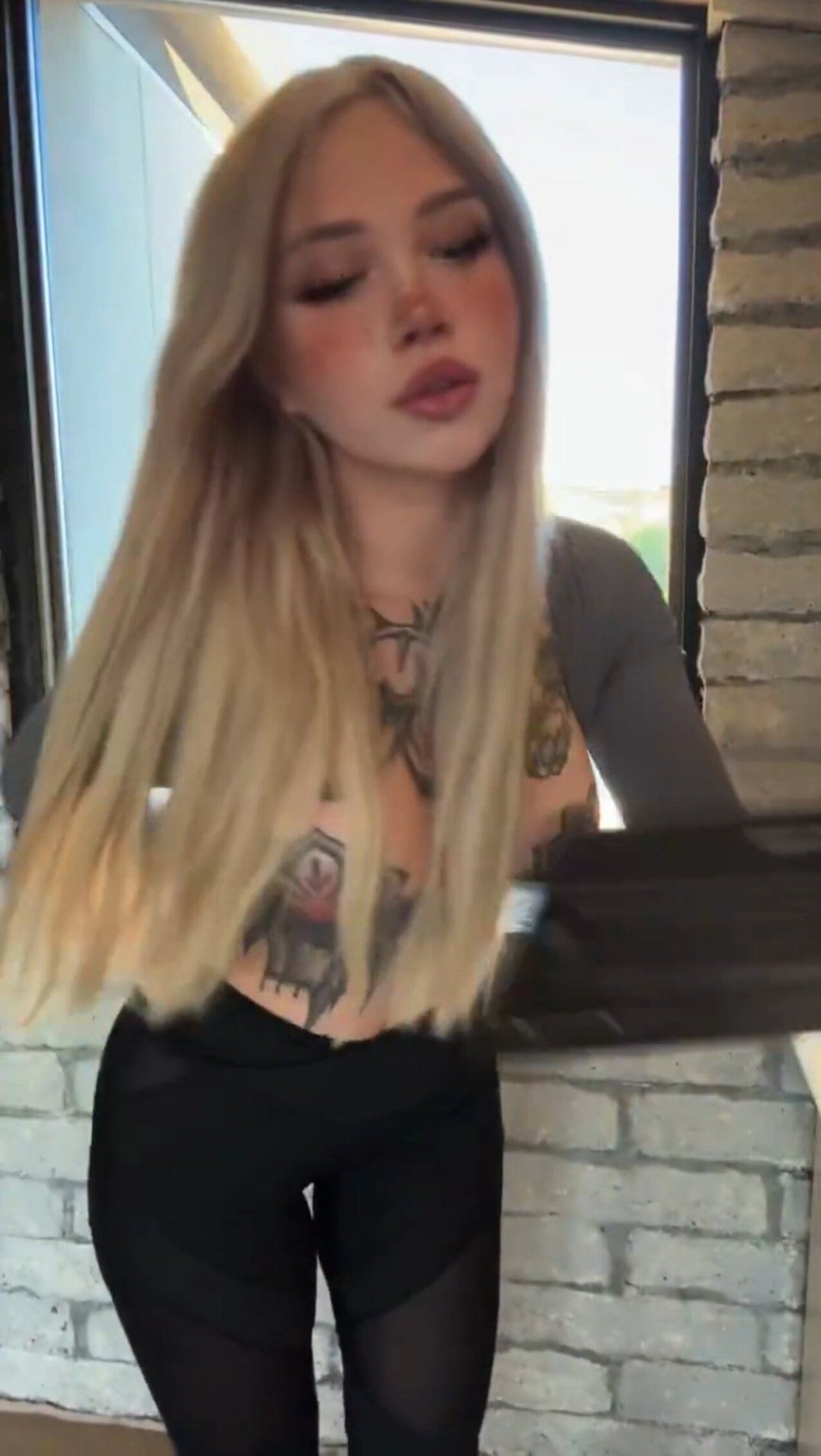 blonde tattoo tattooed