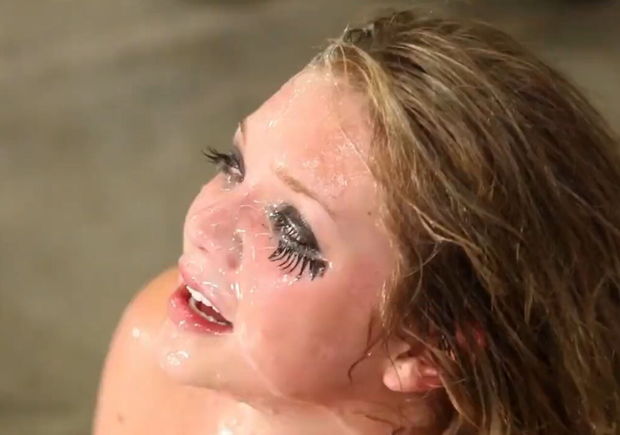 facial cumshot gangbang