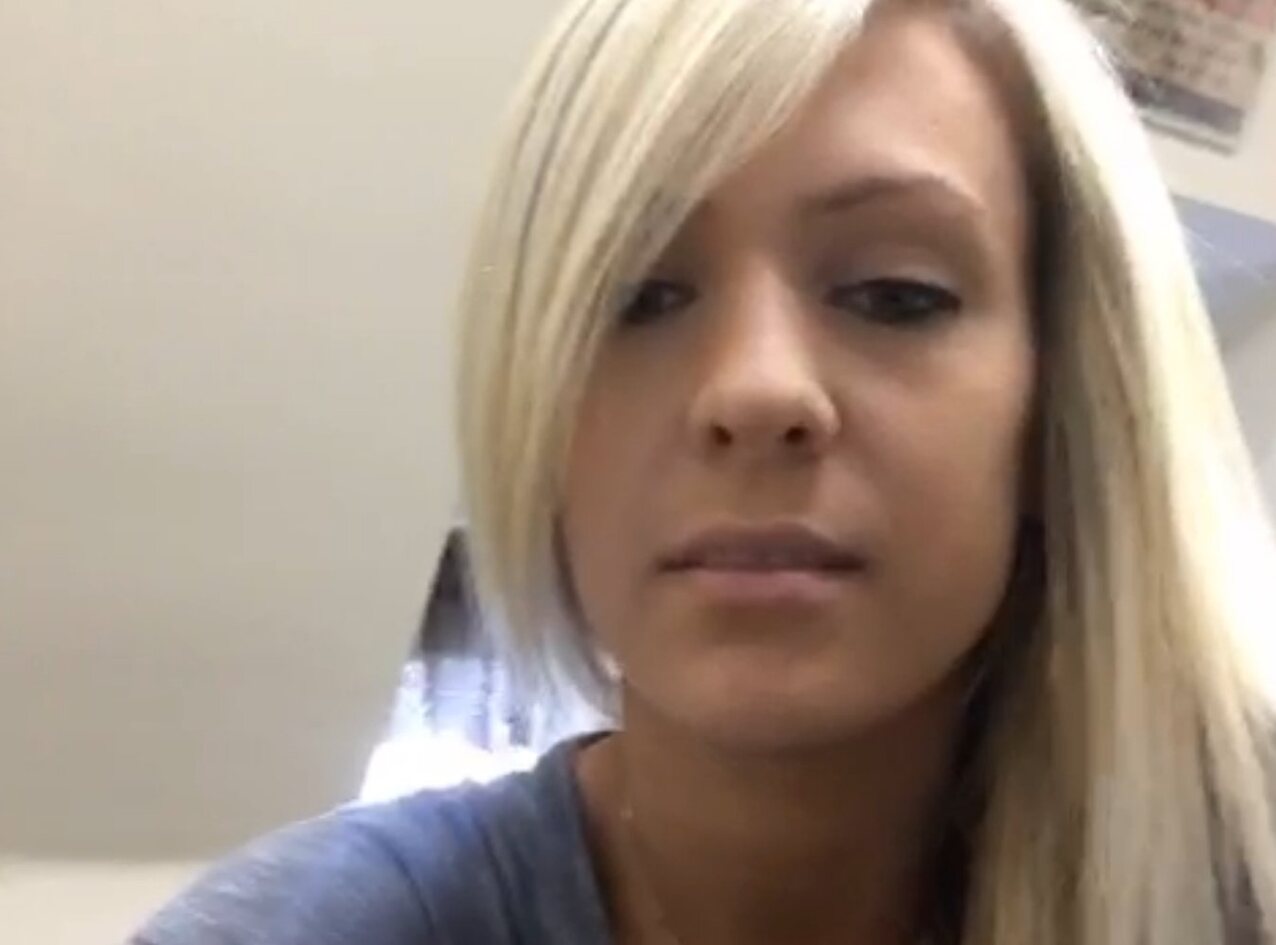 blonde pierced tits big meaty pussy