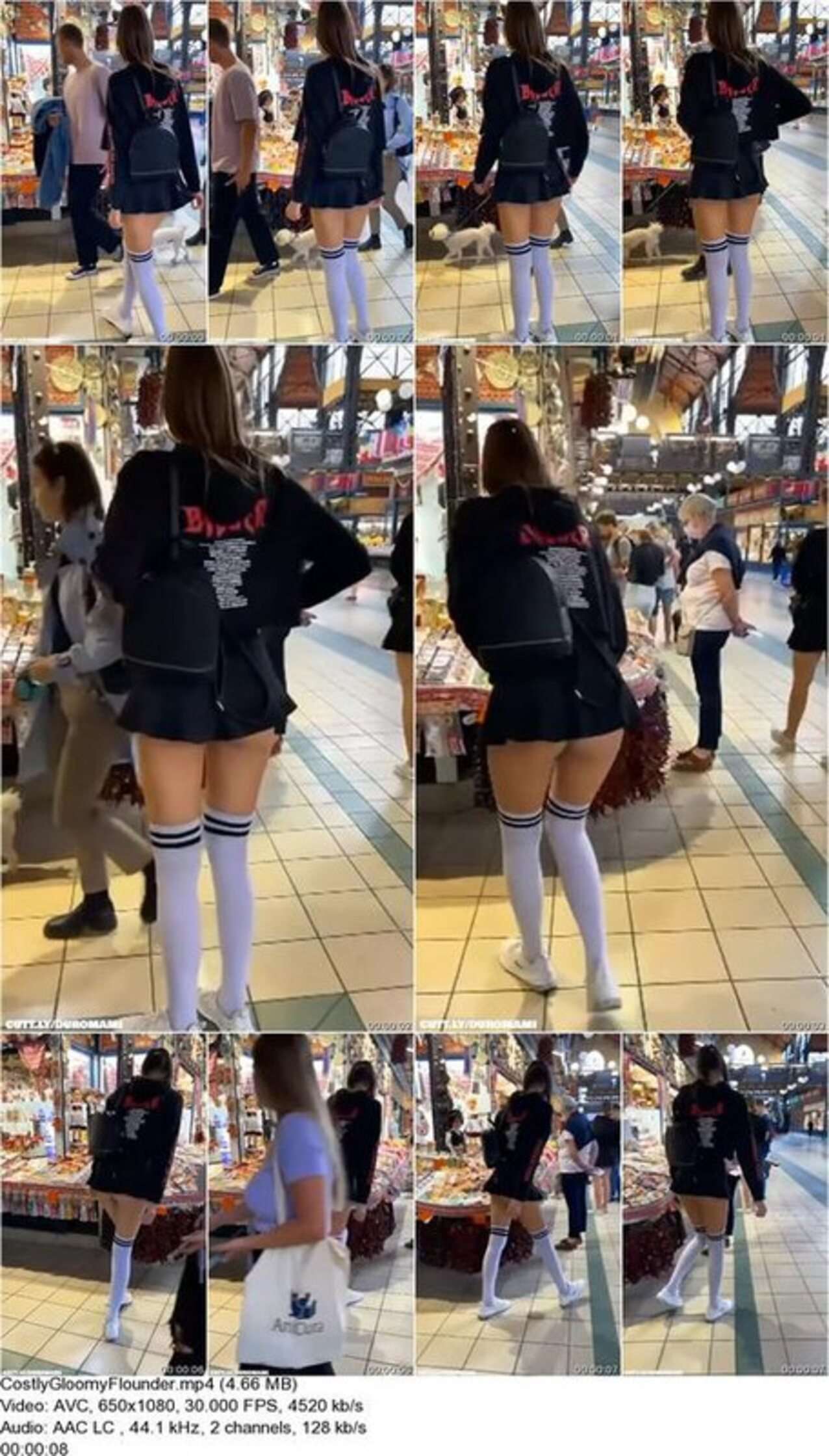 public skirt upskirt