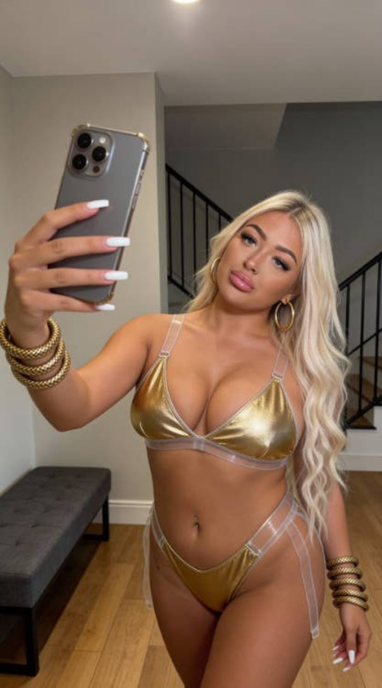 chav blonde slut