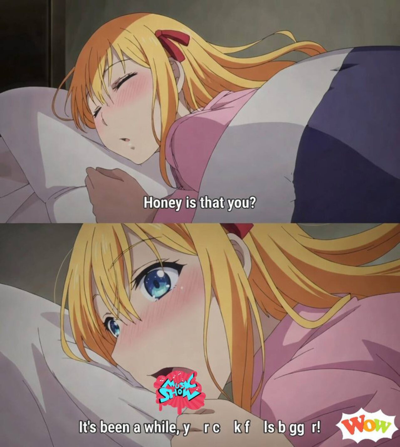 hentai anime blonde hair