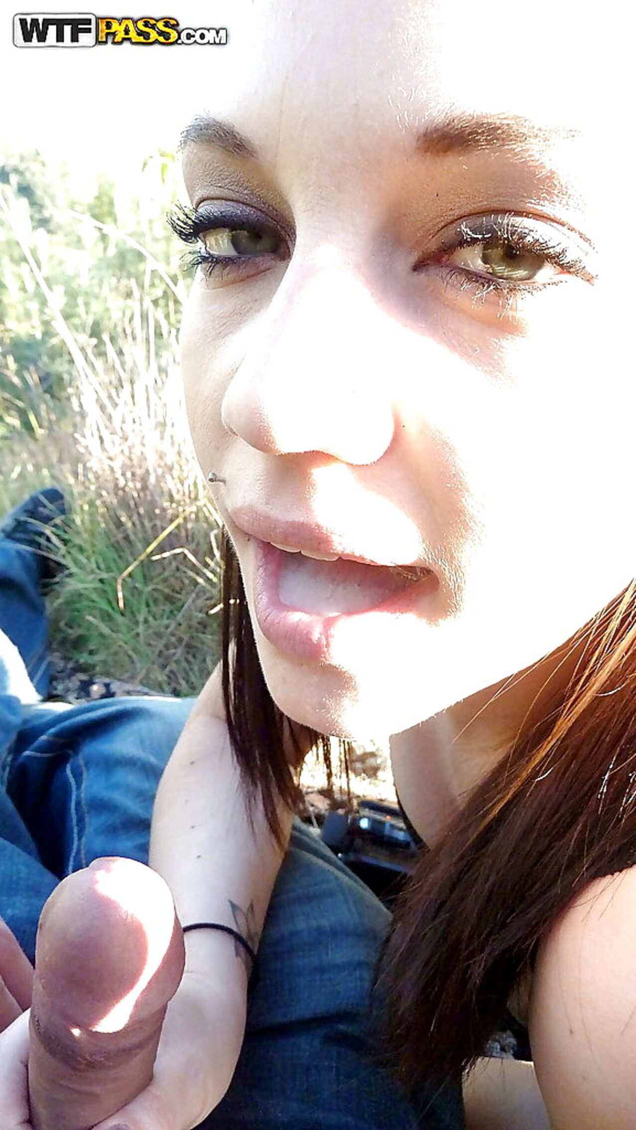 blowjob outdoor swallow