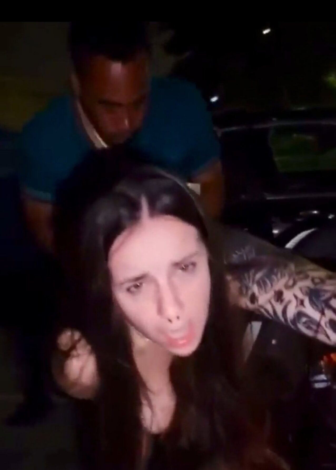 big tits white girl interracial