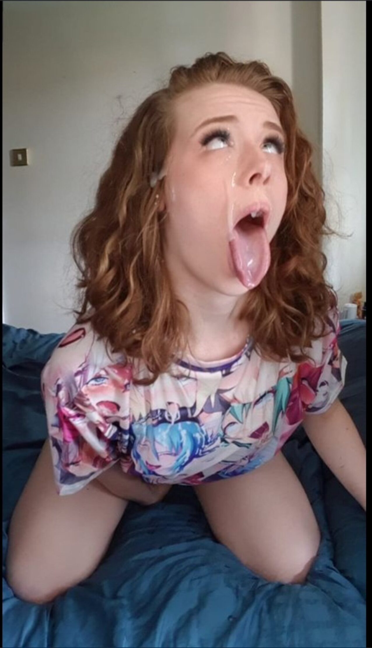 red head ginger ahegao