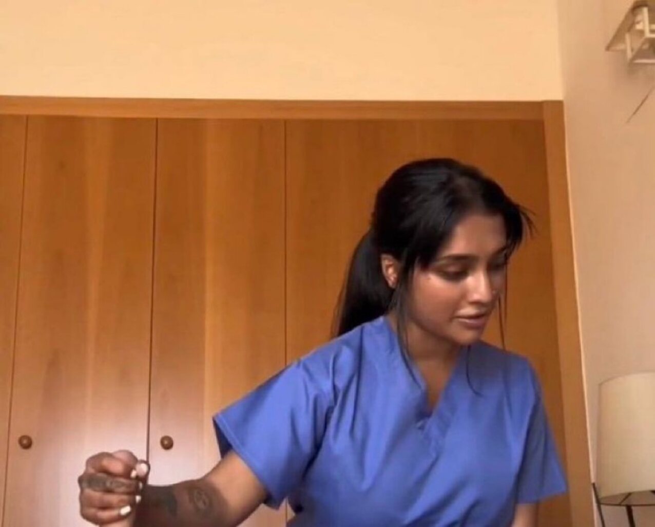 nurse handjob cock