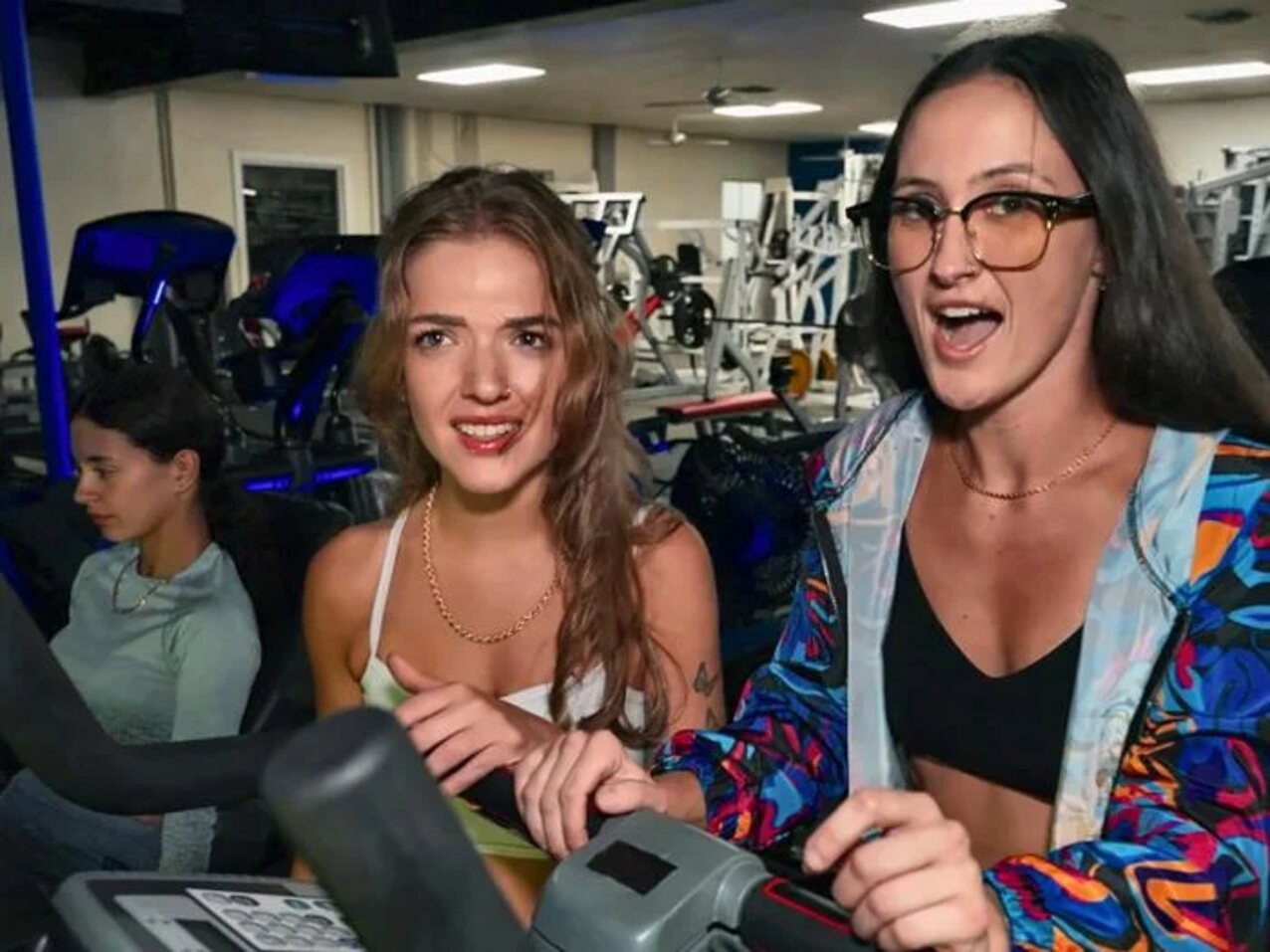 cute smile mofos spin class pickup