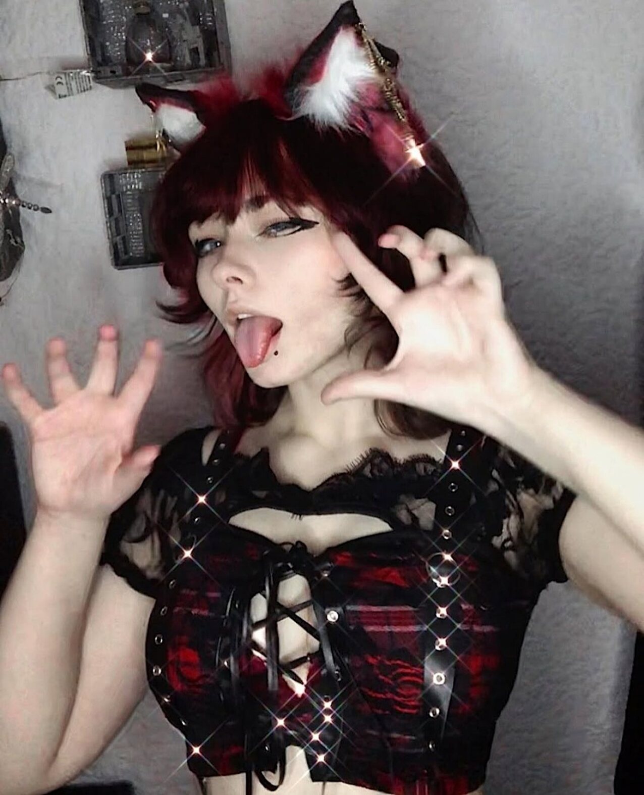 egirl cosplay emo