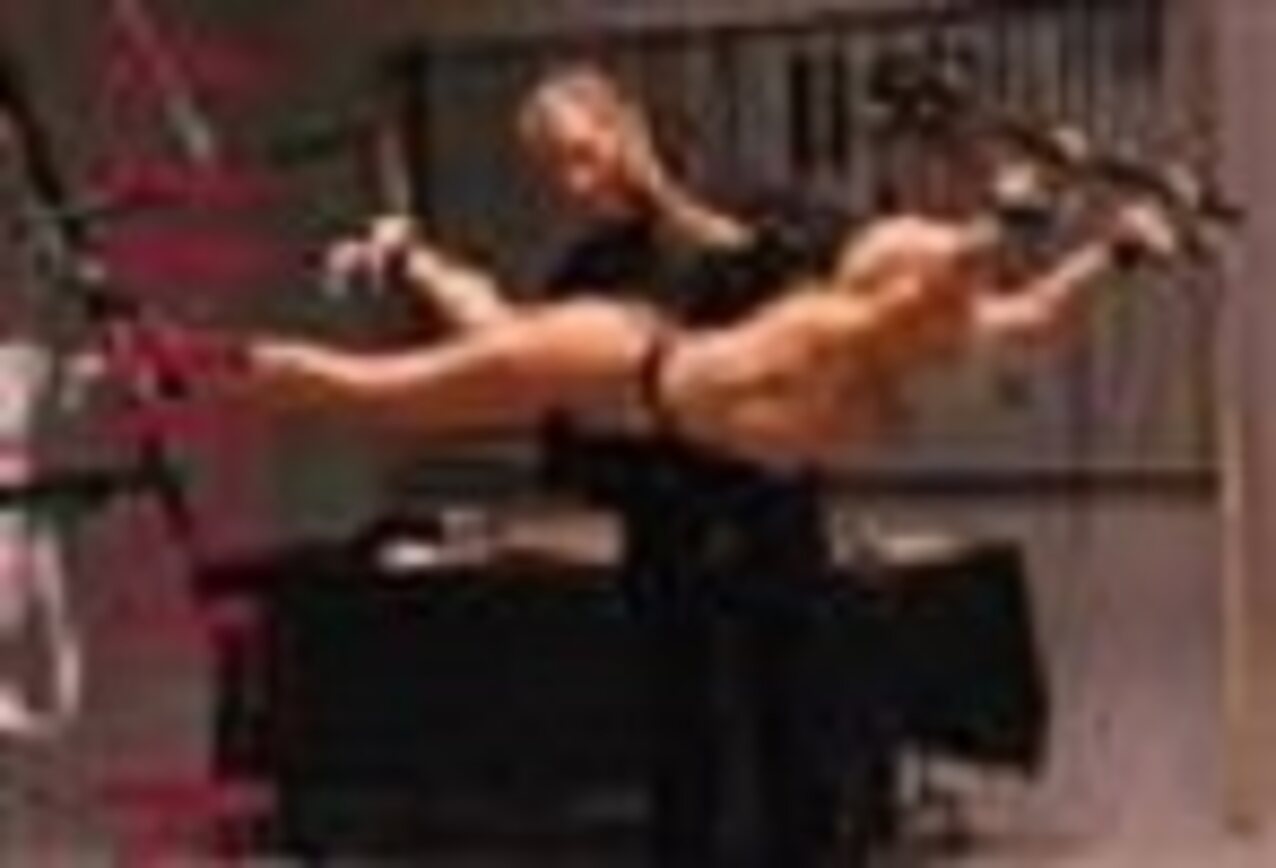 bdsm suspension chained