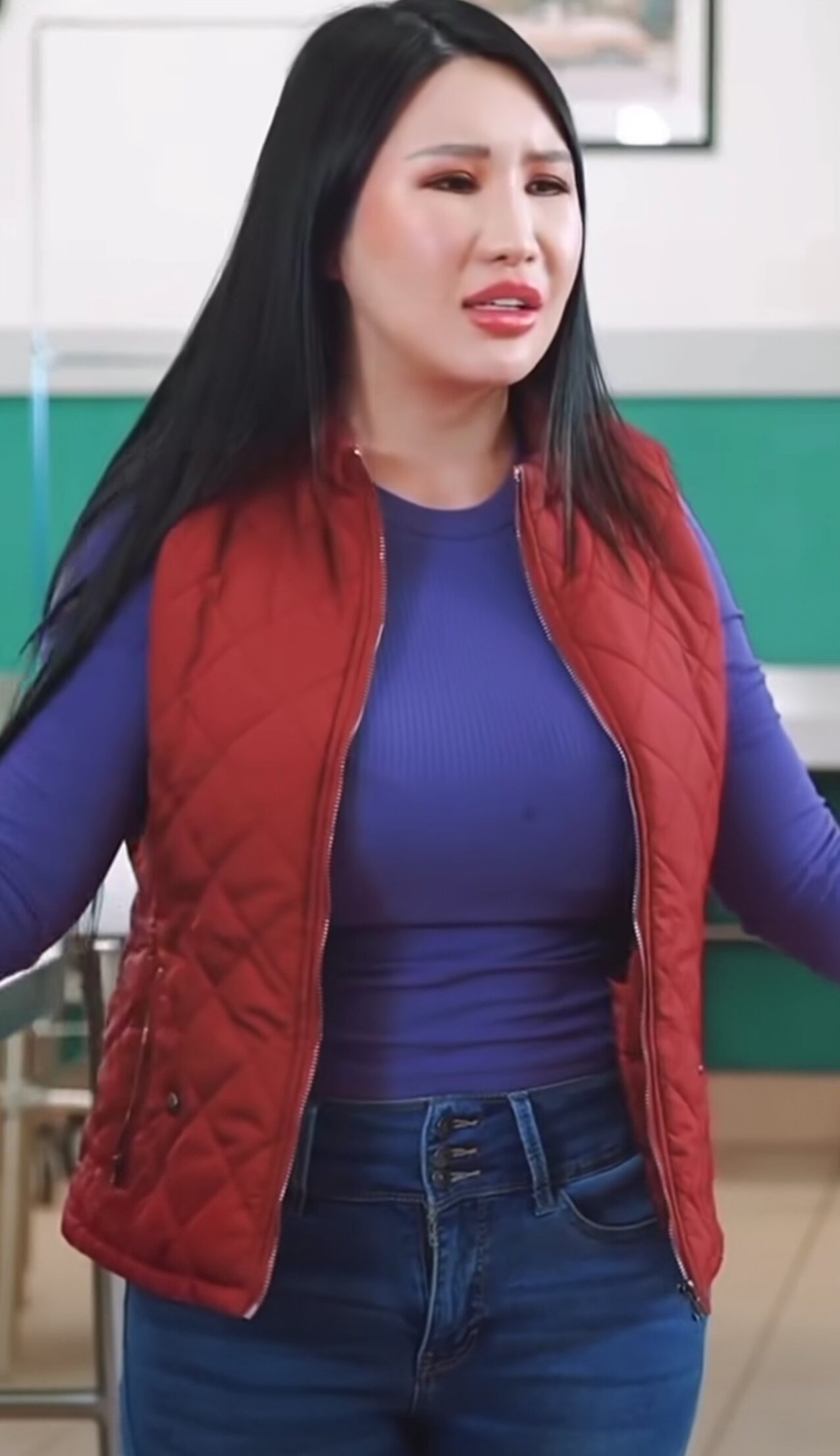 dark hair big tits ass