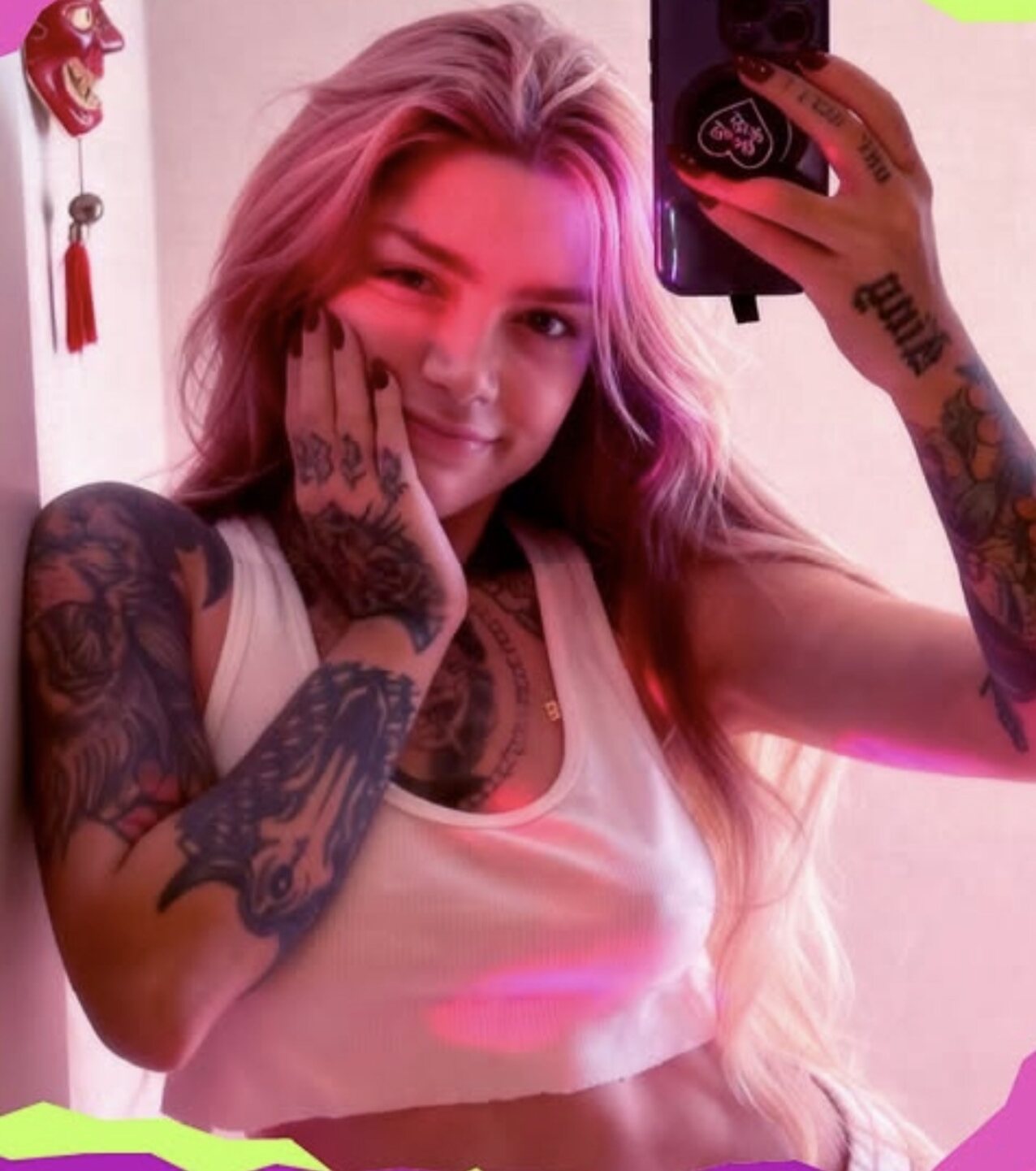 blonde tattoos cute