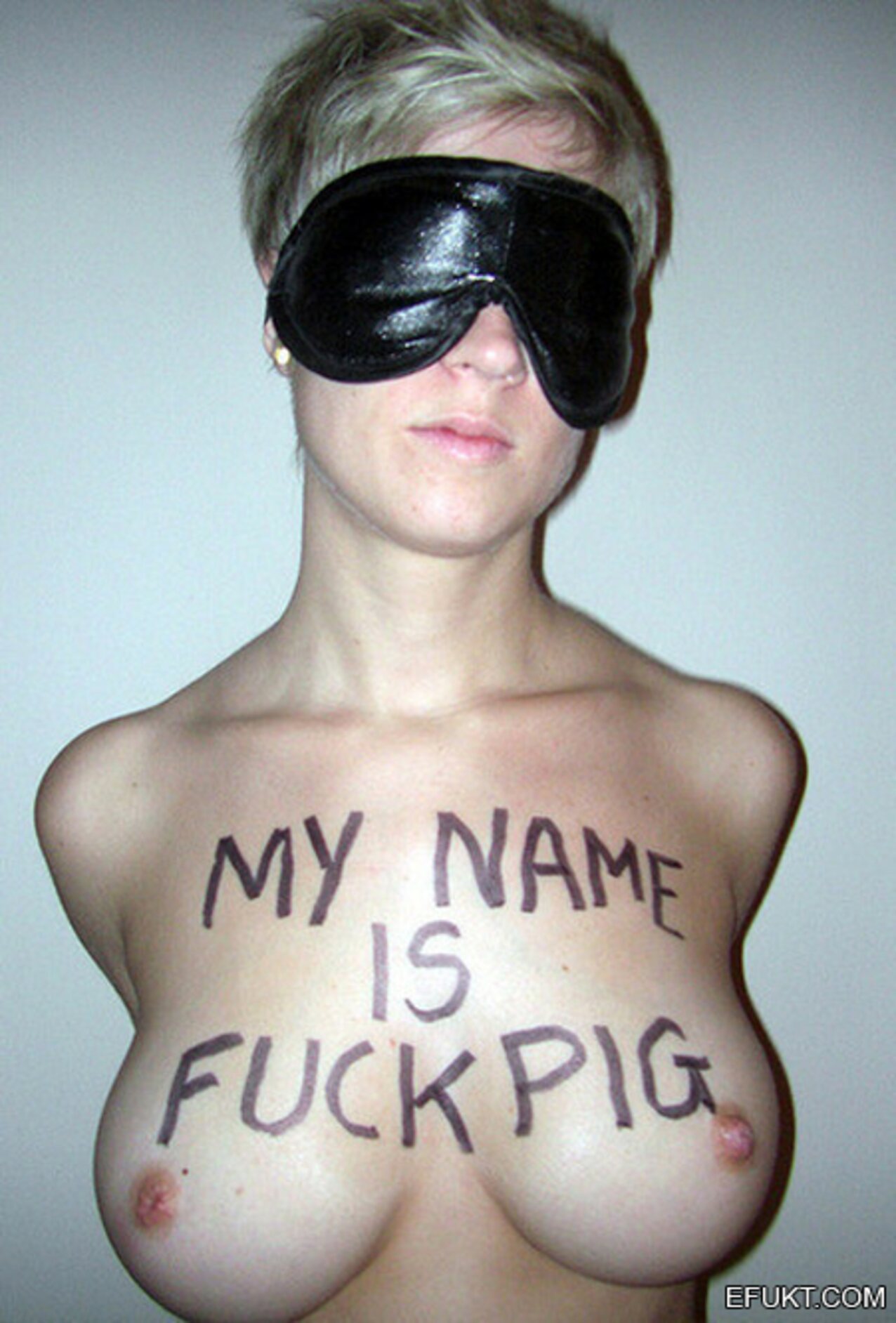 body writing slut crazy