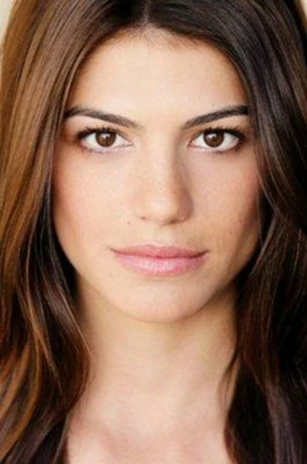 big lips brunette penetrating gaze