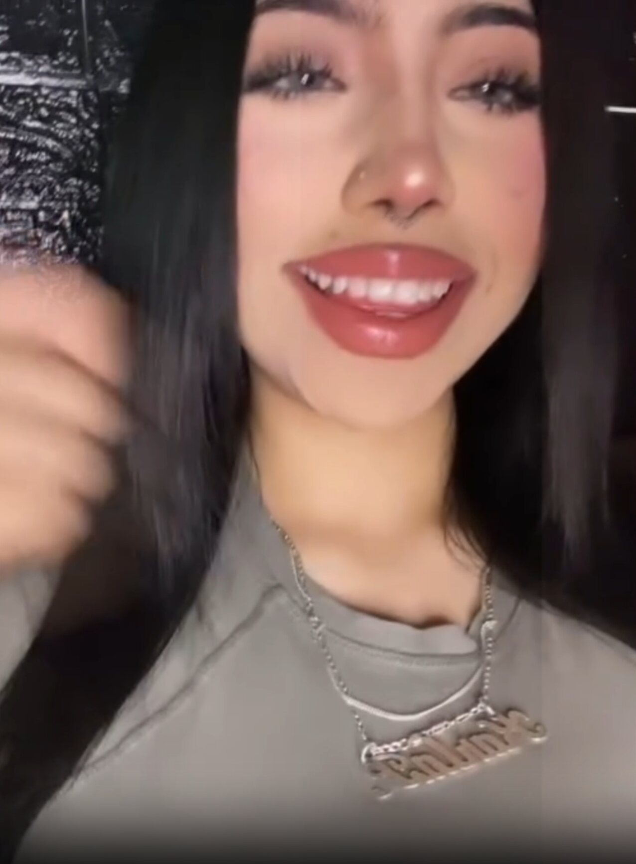 amateur goth blackhair