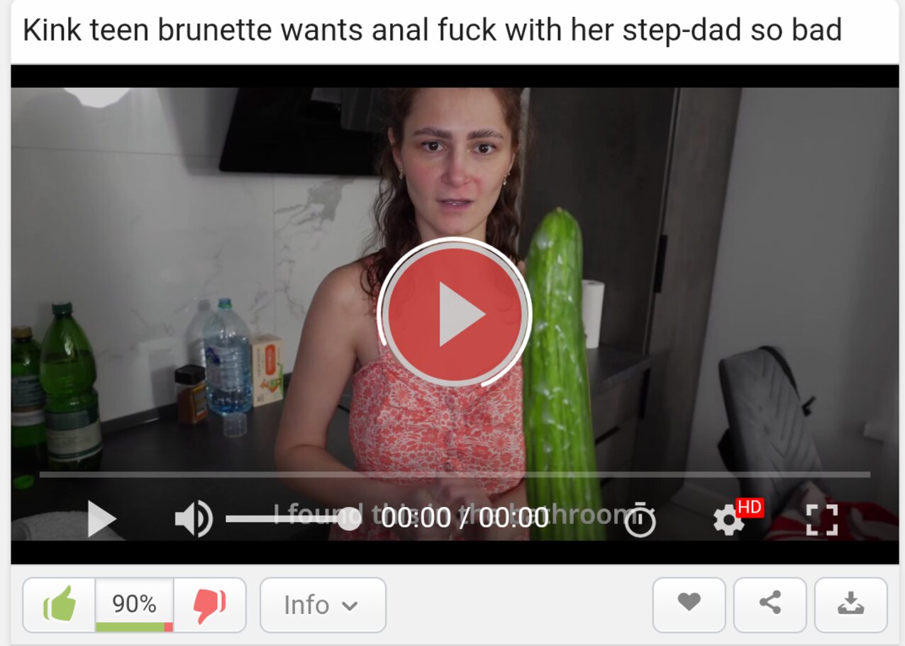 cucumber anal kink