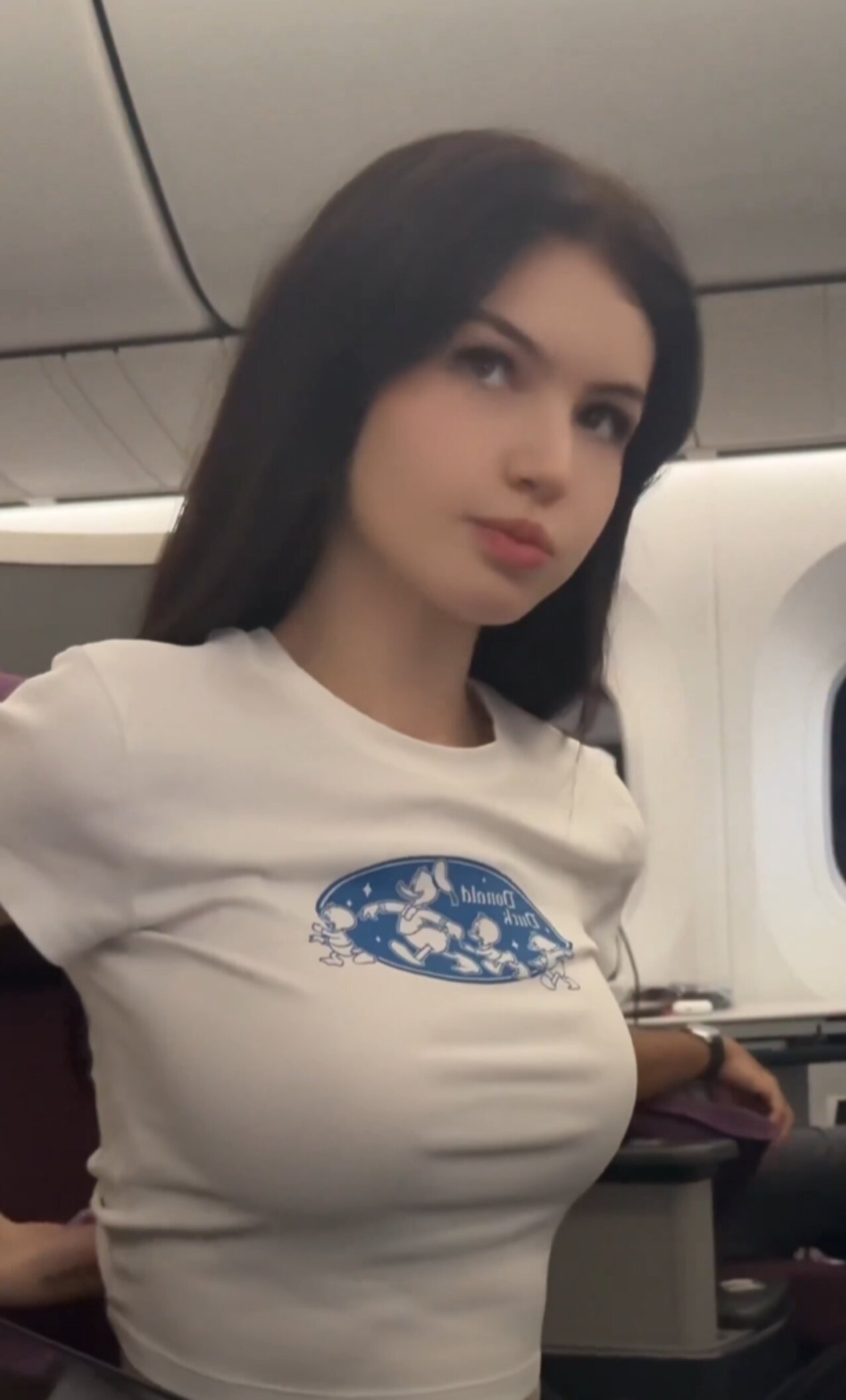 amateur airplane boobs
