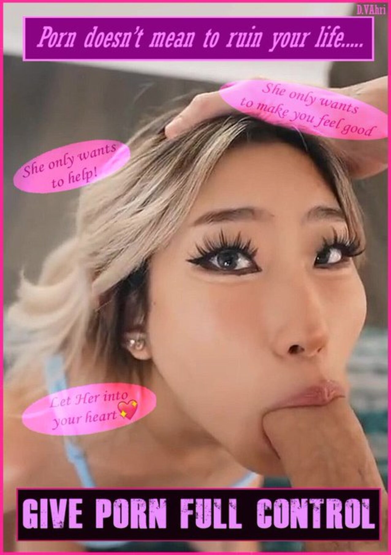 blonde asian tease