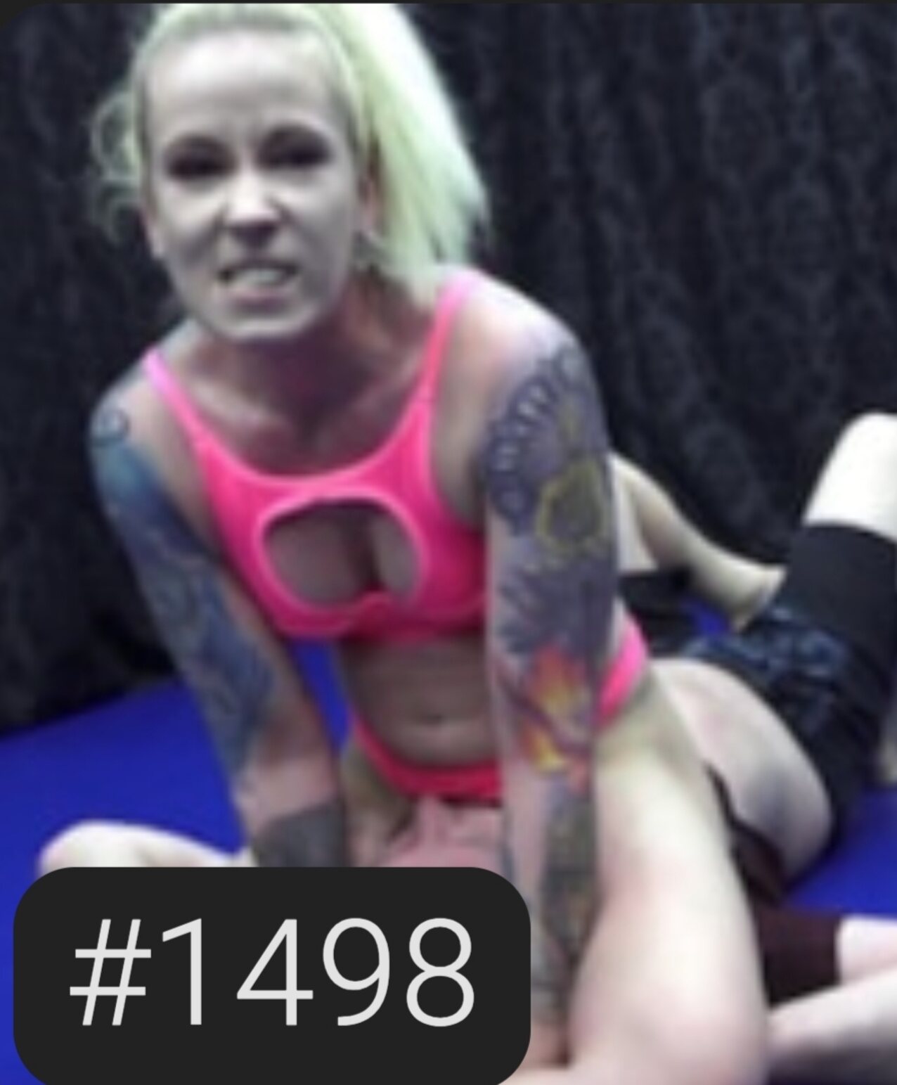 fight tattoos blonde