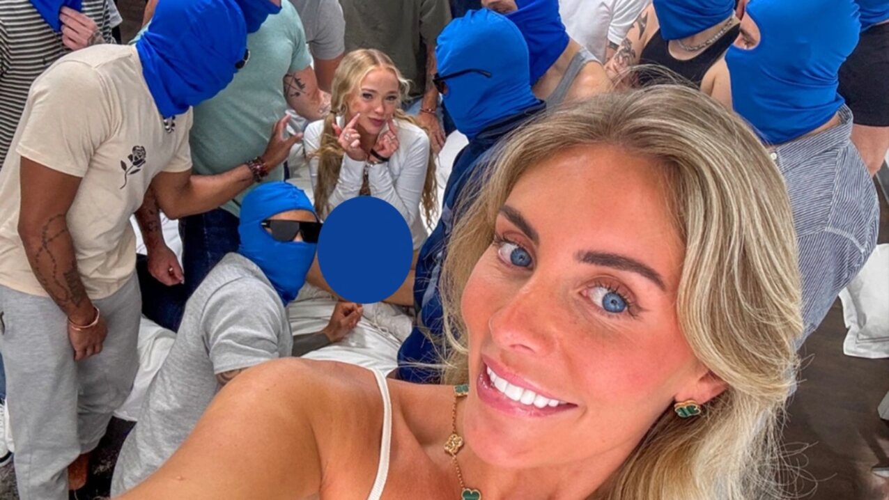 blond fit influencer