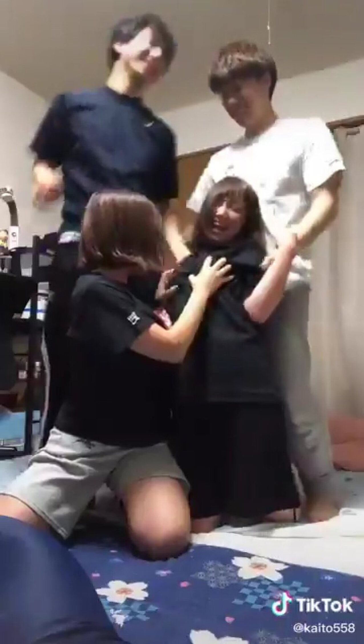 big tits groping bouncing