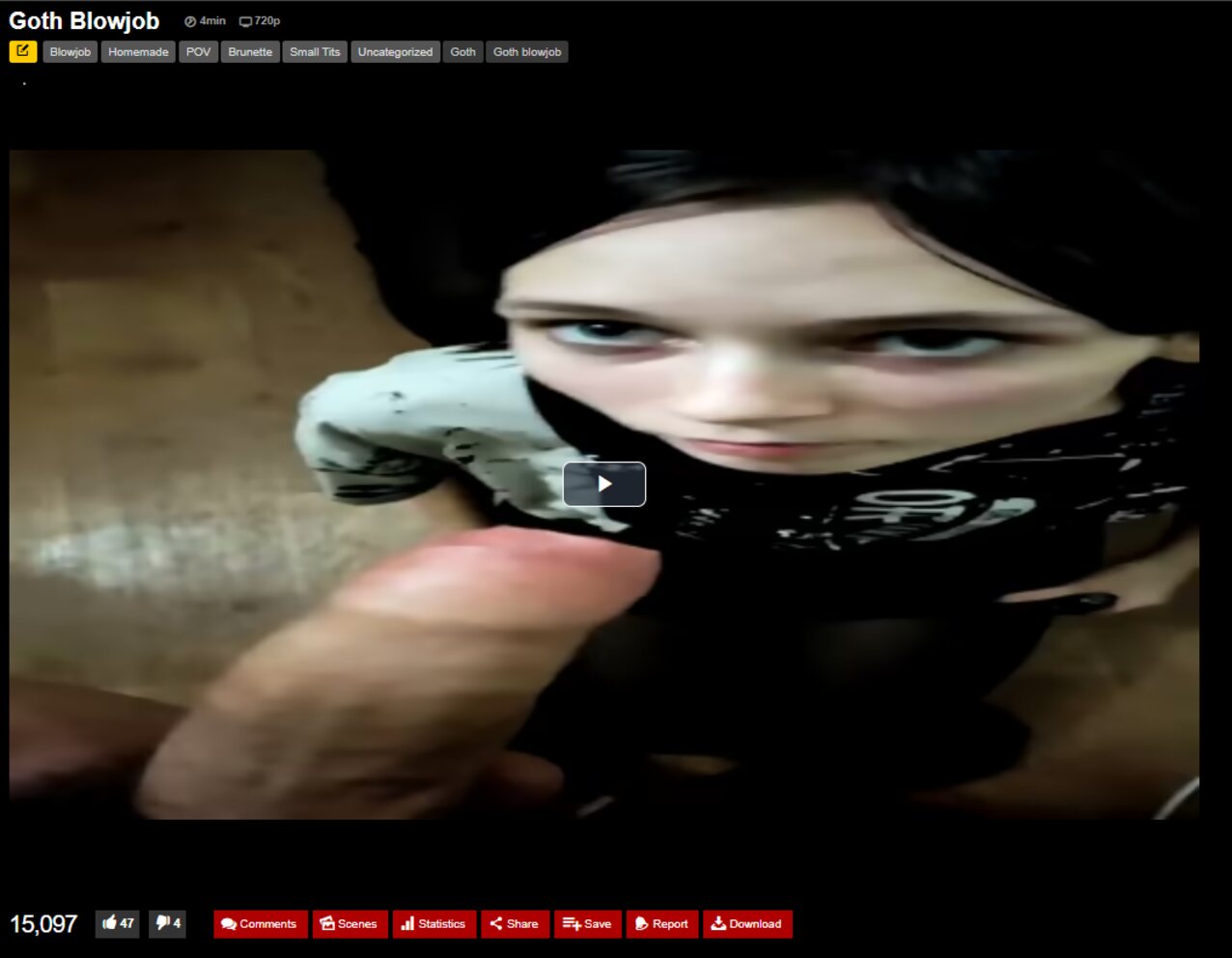 goth slavic blowjob
