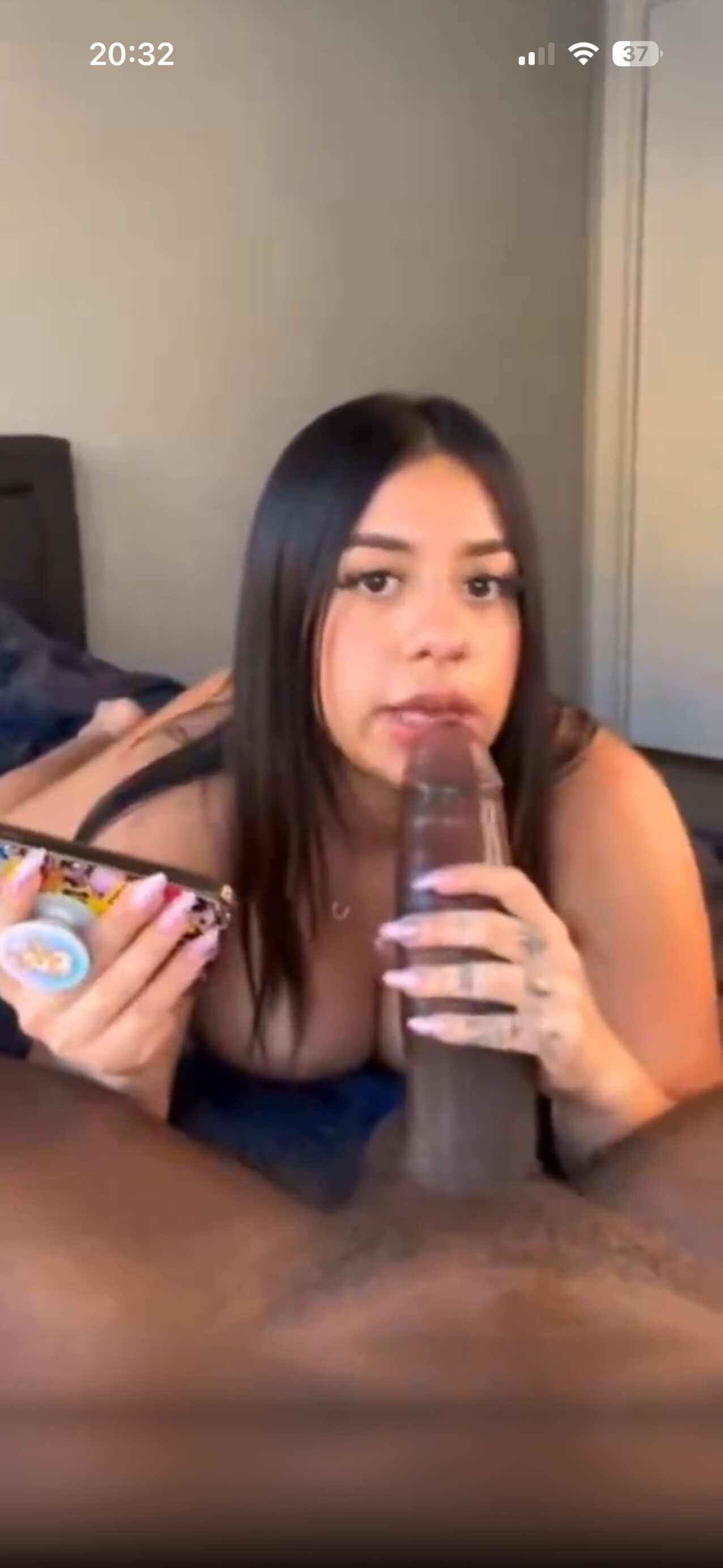 amateur black cock blowjob