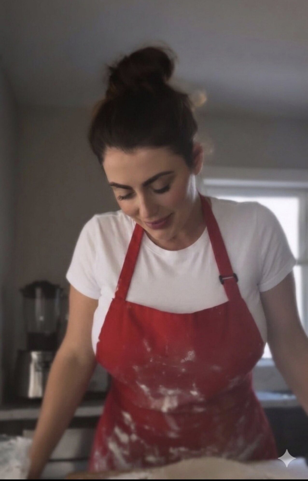 kitchen big tits milf