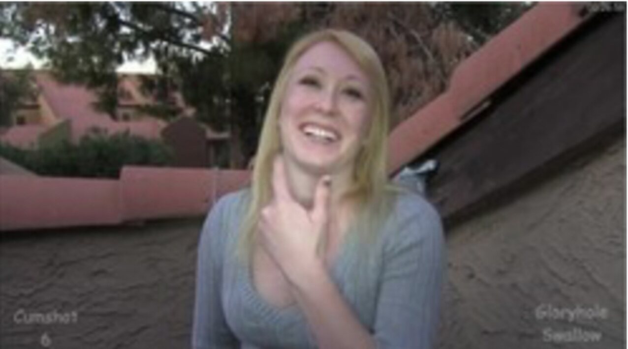 blonde gloryhole hot