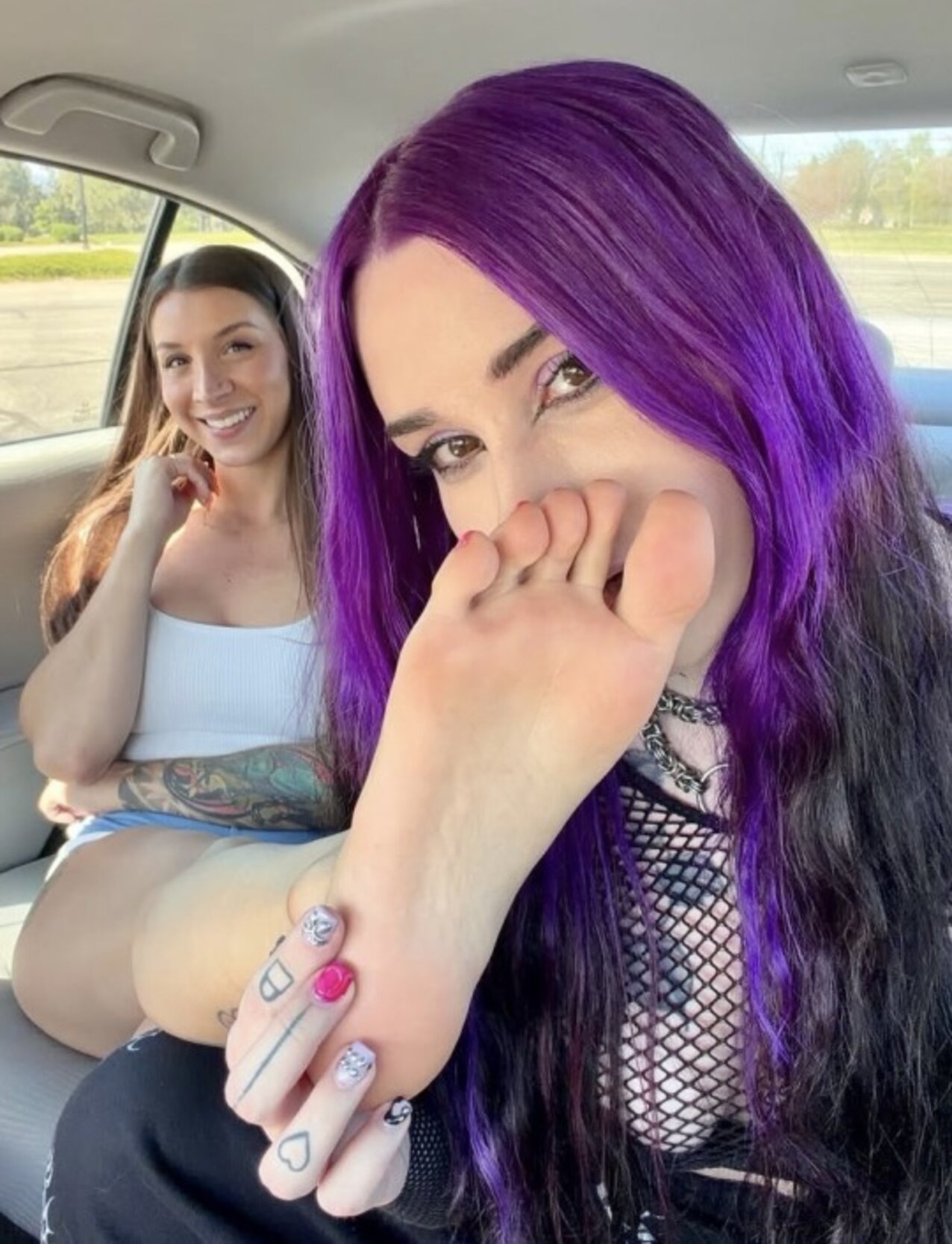 goth babe feet
