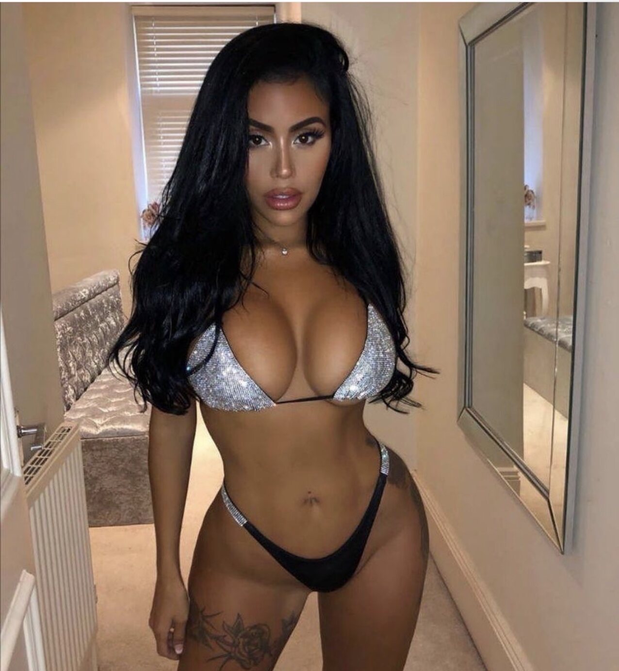 busty bikini slim