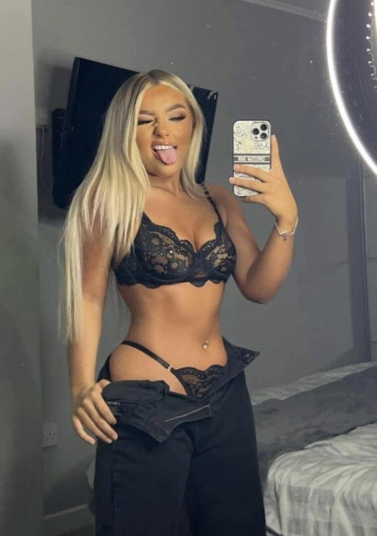 blonde busty filth