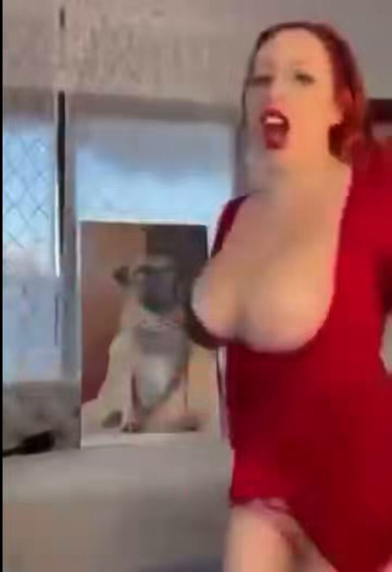 clapping ass redhead