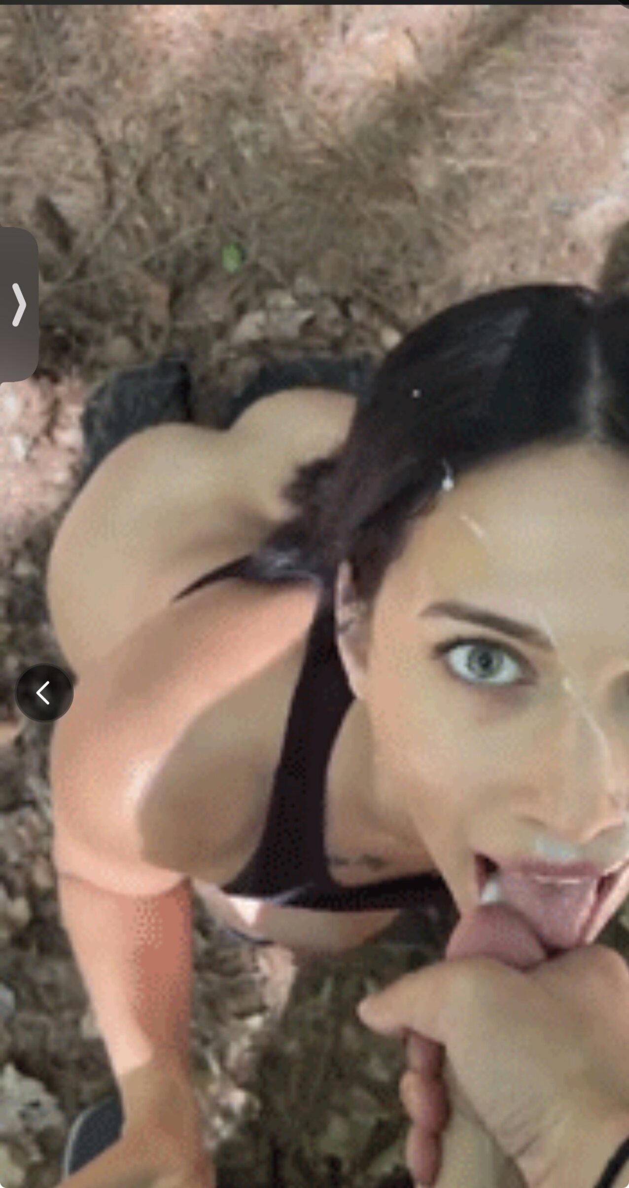 white facial blowjob