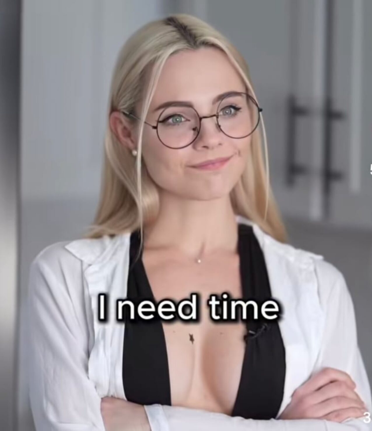 blonde glasses tattoo