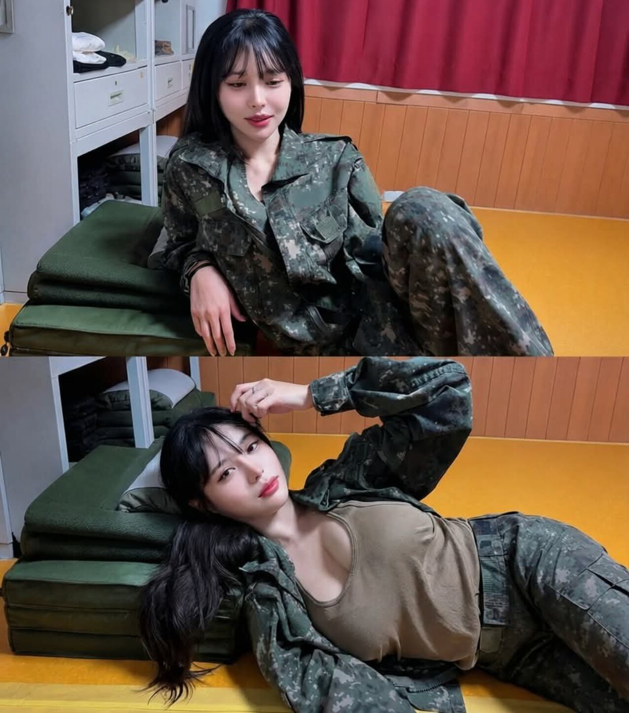 big tits asian camouflage