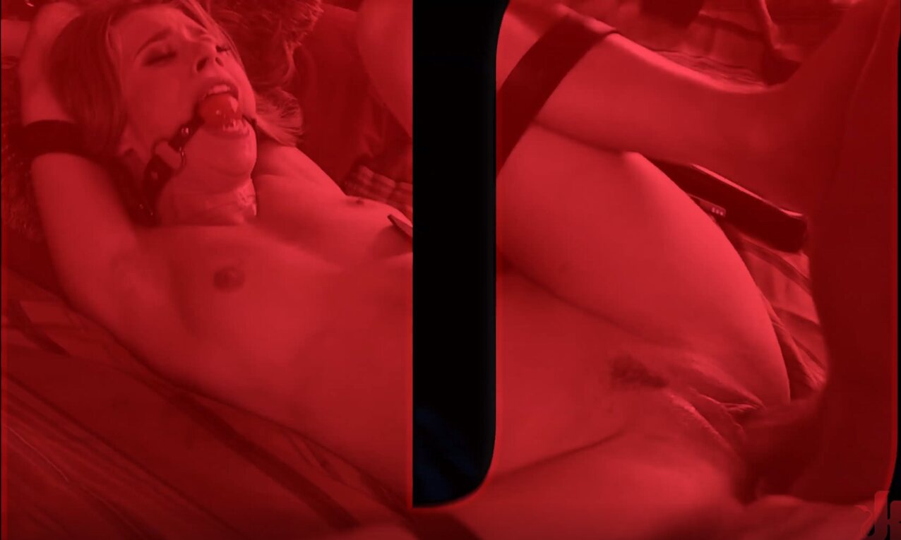bondage gag ball small tits
