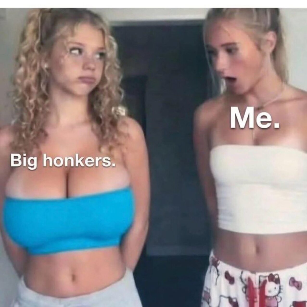 big boobs blonde skinny