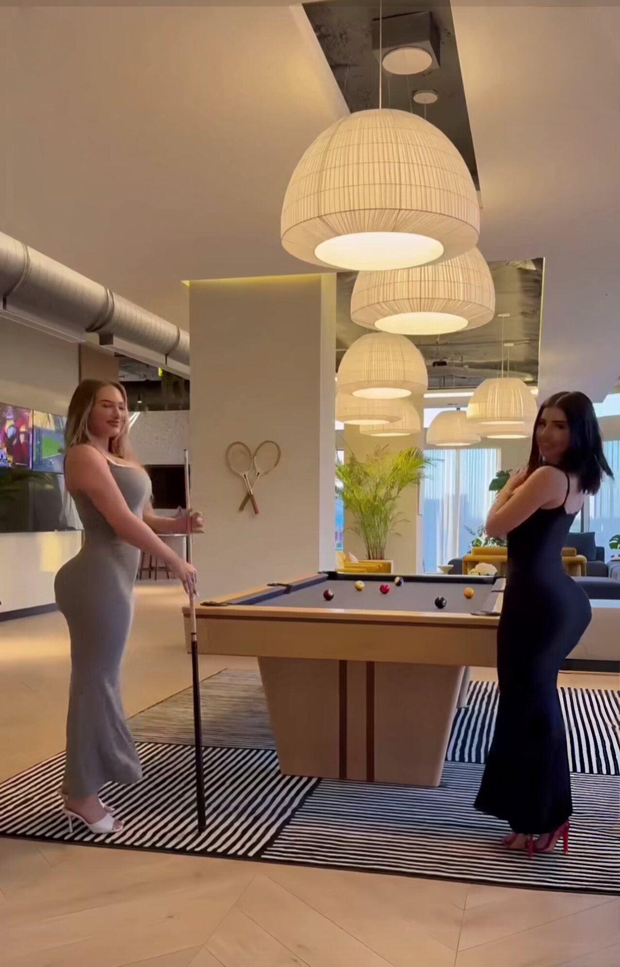 big tits pool blonde