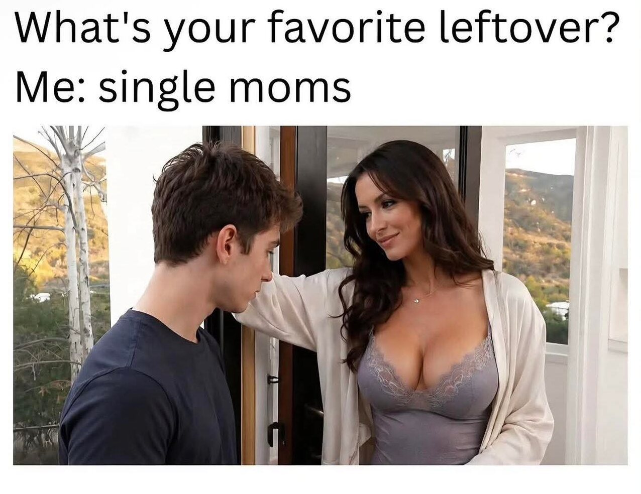 teen milf brown hair