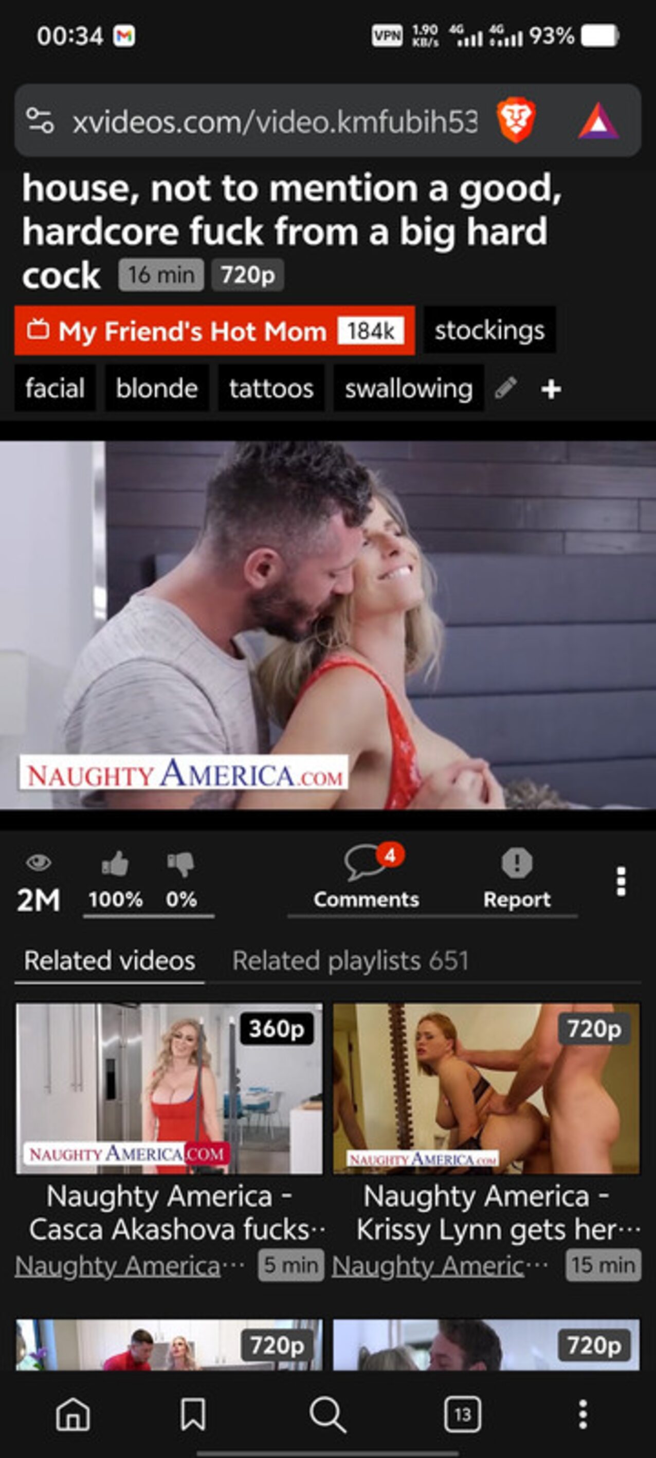 blonde brazzers boobs