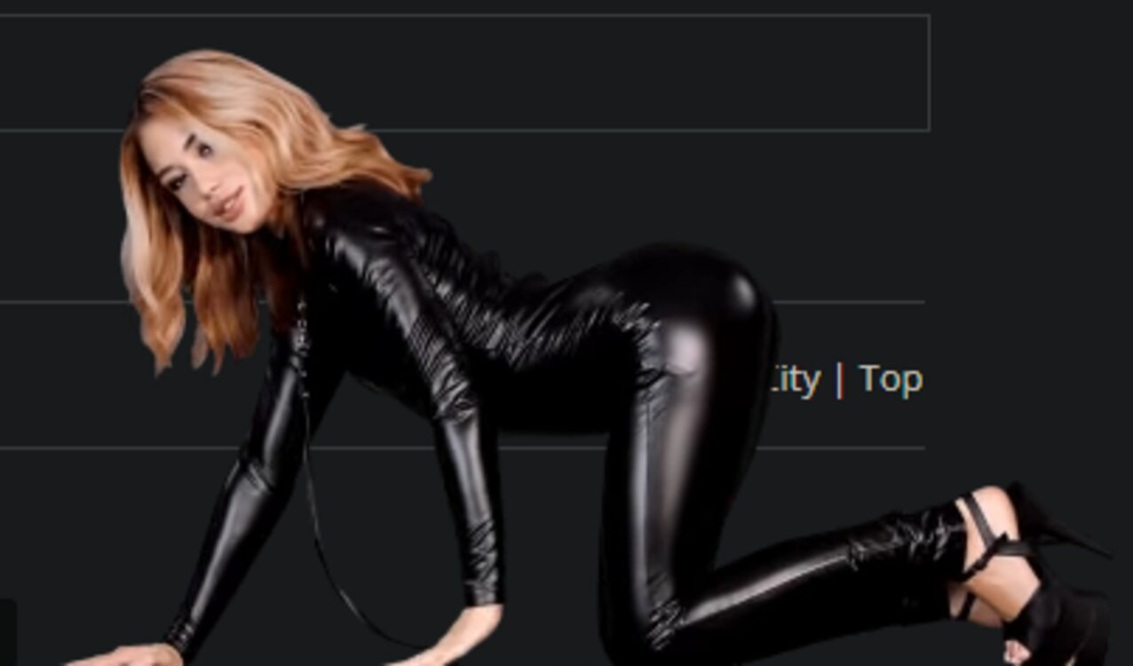 gothic pawg blonde