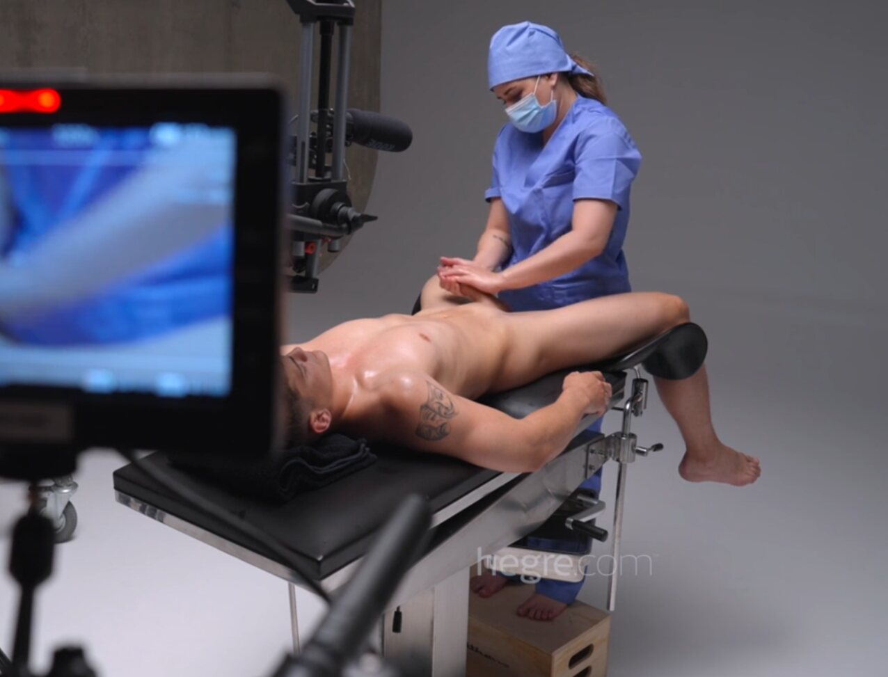 blonde nurse masturbation