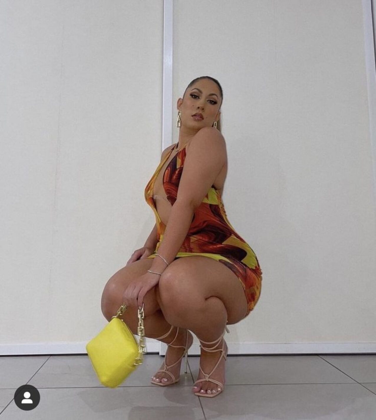instagram face front view
