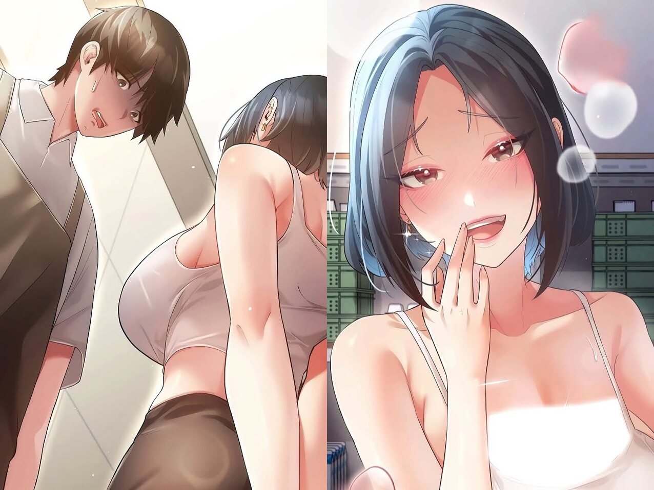 manhwa asian titis ass