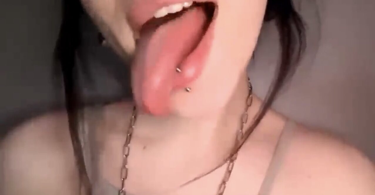 tongue licking sexy