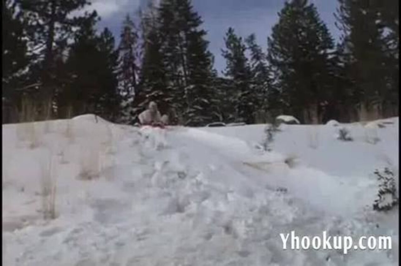 blonde cabin winter