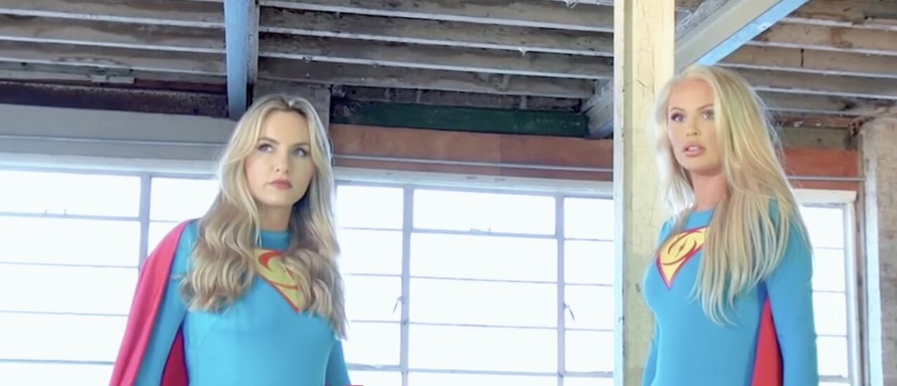 blonde supergirl supernova girl
